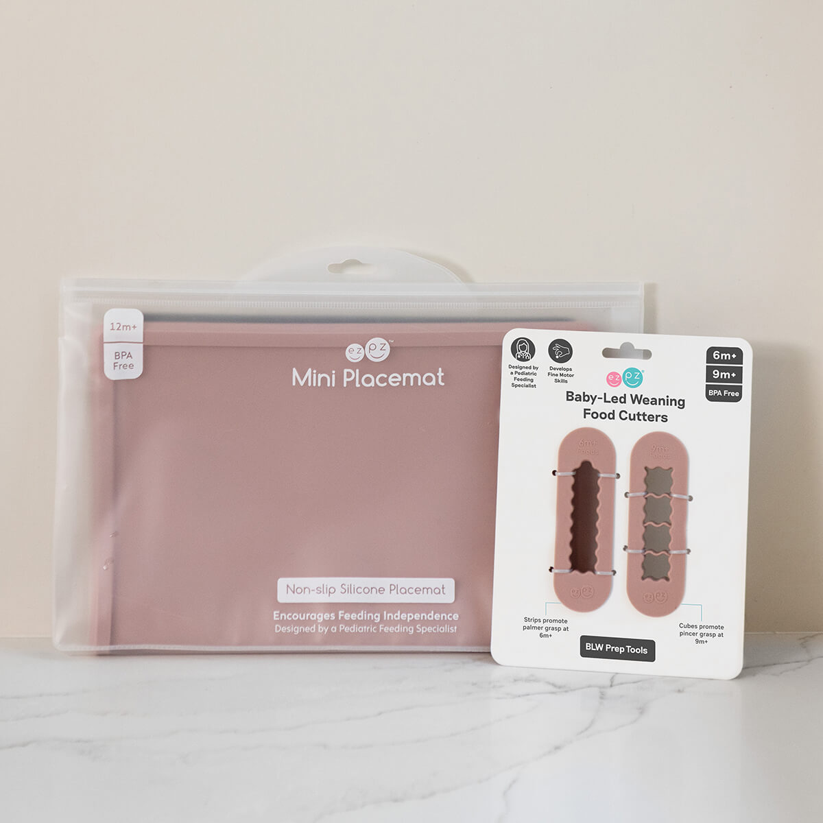 Mini Placemat + BLW Food Cutters Bundle