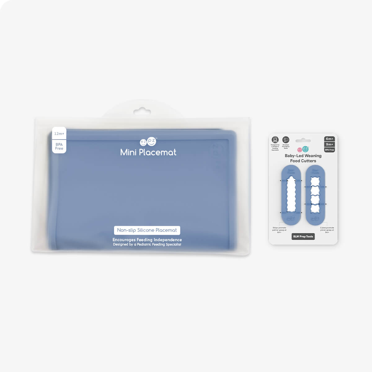 Mini Placemat + BLW Food Cutters Bundle