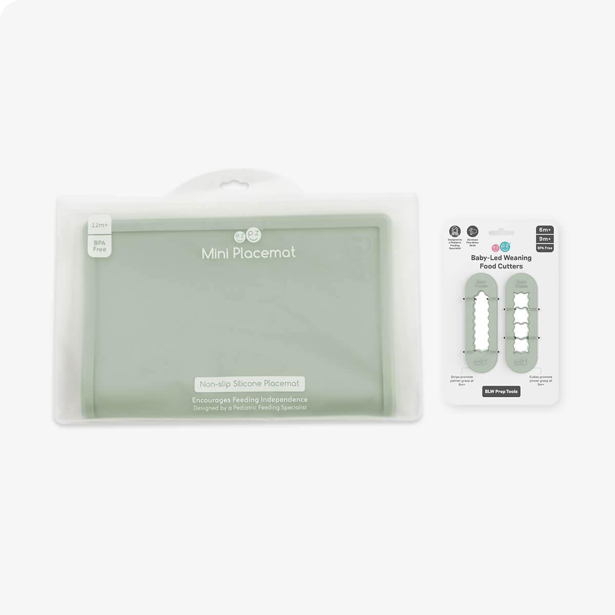 Mini Placemat + BLW Food Cutters Bundle